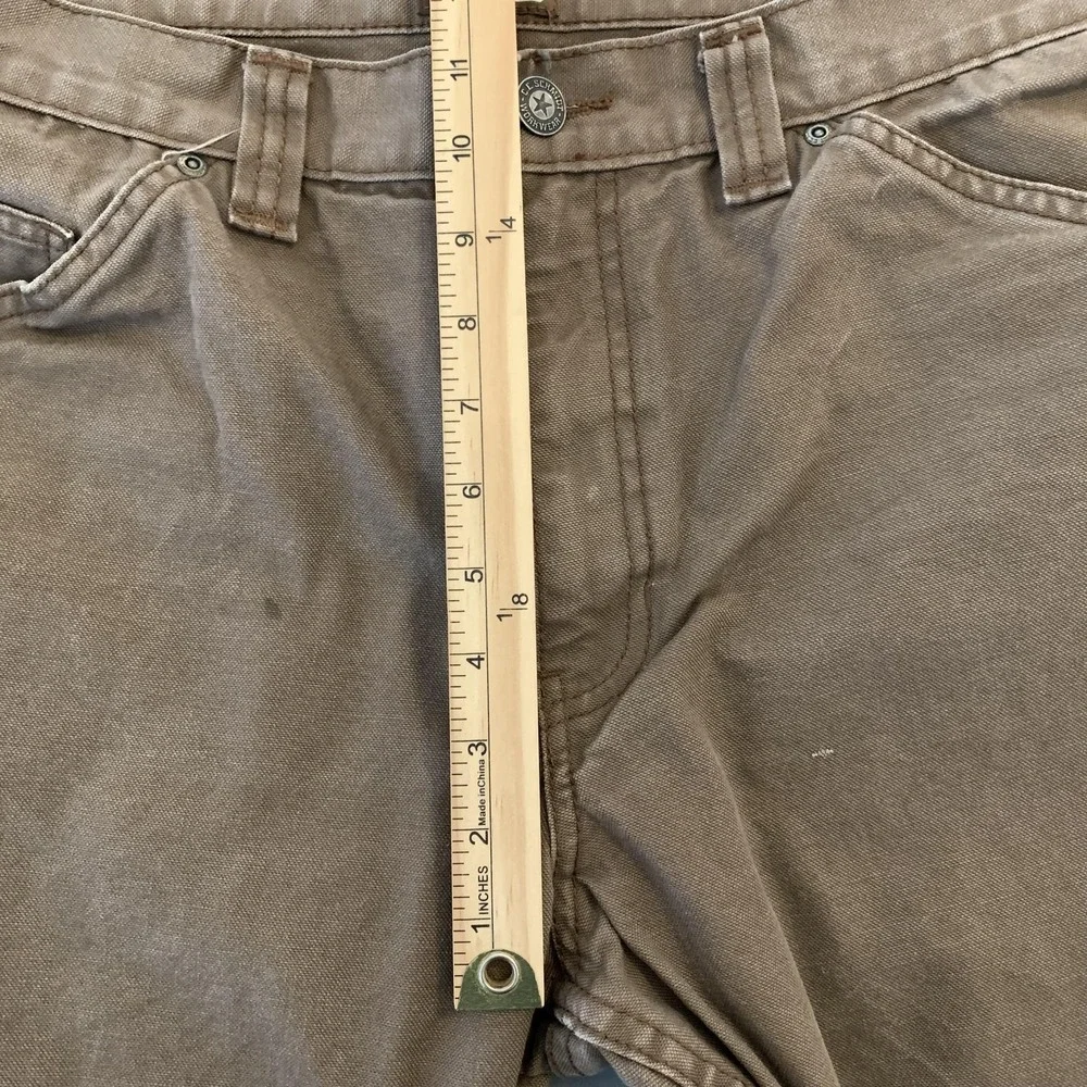 C.E. Schmidt Workwear Pants Mens‎ 38x34 Brown Canvas Carpenter Workwear Relaxed